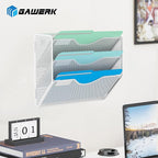 Gawerk 3 Tier Hanging Wall File Organizer, Mesh Mail Paper Orgnization Hanging - Image 7