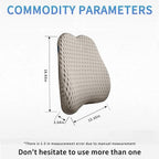 XINJUN Memory Foam car Lumbar Support Pillow - Image 7
