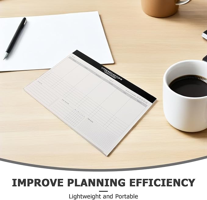 Generic 1 Book Work Goal Planning Notepad Weekly Planner - Image 3