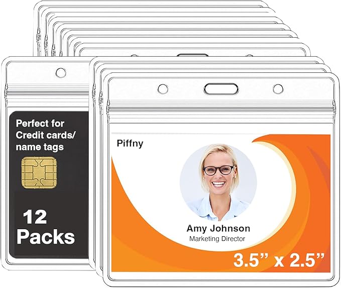 Clear ID Holder for Lanyard by Piffny
