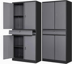 letaya metal garage storage cabinet with drawer,4 door, main product view