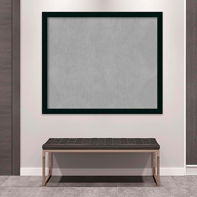 Amanti Art Black Framed Magnetic Board 44x52 Oversize Vision Board - Image 5