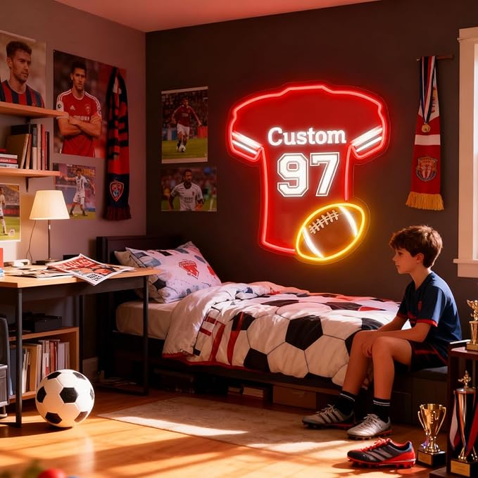 Custom Football Jersey Neon Signs - Image 4