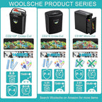 Home Office Paper Shredder, 14-Sheet Cross Cut - Image 2