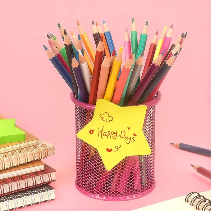 Star Shape Sticky Notes 8 Color Bright Colorful Sticky Pad 75 Sheets/Pad - Image 6