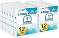 3 Ring Binder, LAYZZ 12 Pack 1 Inch Binders 3 Ring by Unknown