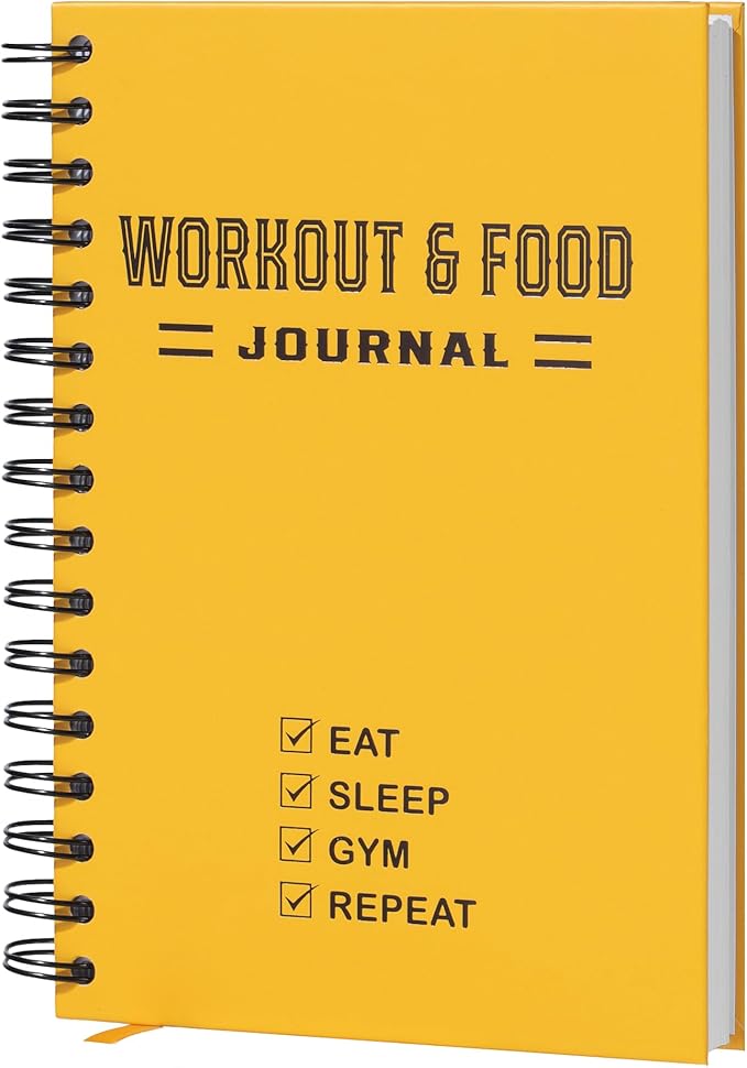 Nextnoid Hardcover Fitness & Food Journal by Nextnoid