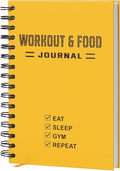 Nextnoid Hardcover Fitness & Food Journal by Nextnoid