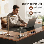 AODK 71 Inch Executive Desk, L Shaped Desk - Image 8
