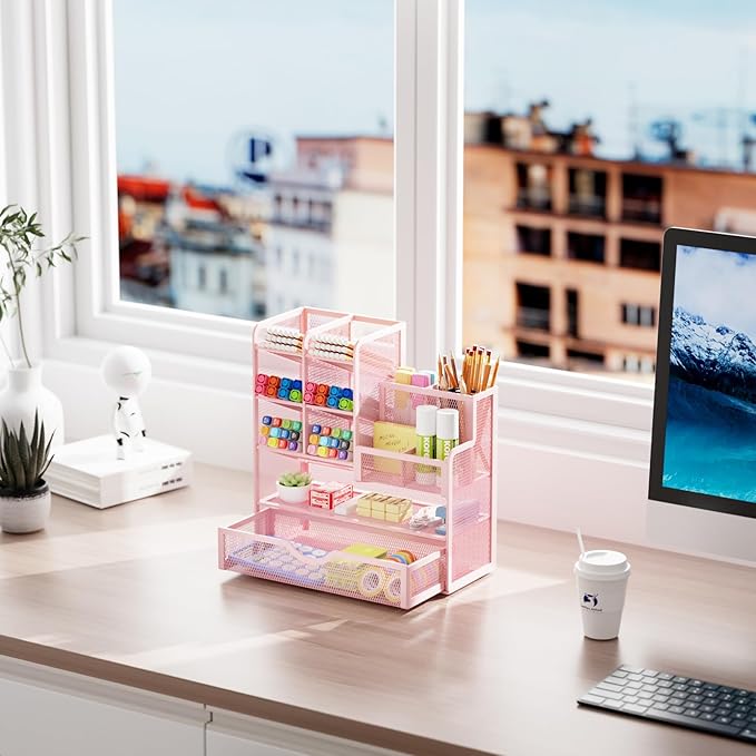 Marbrasse Mesh Desk Organizer - Image 5