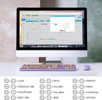 MOFII Wireless Keyboard and Mouse Combo, 2.4G Silent Cordless Slim Full Size - Image 5