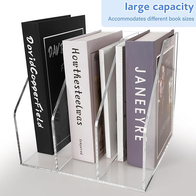 WYFHLPMMA Acrylic Paper Tray Stackable Letter Organizers, Desk A4 File Holder - Image 7