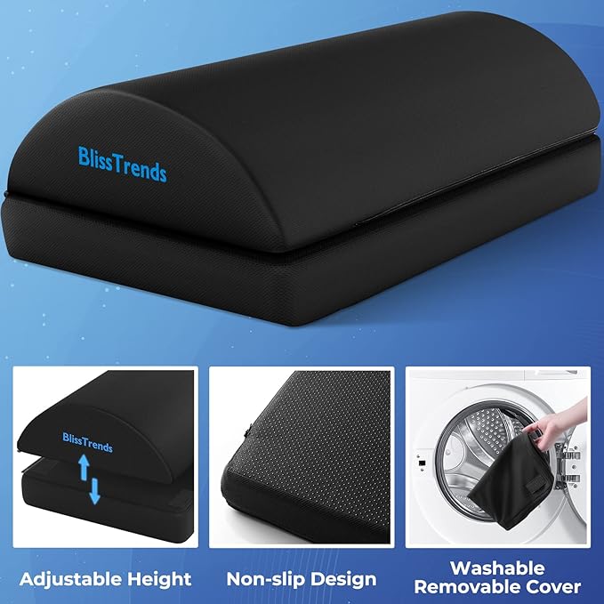 BlissTrends Foot Rest for Under Desk at Work-Versatile Foot Stool - Image 4