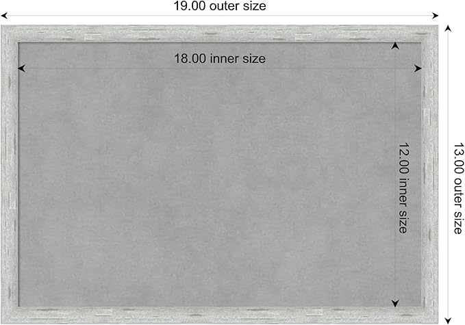 Amanti Art Silver Framed Magnetic Board 13x19 Small Vision Board - Image 3