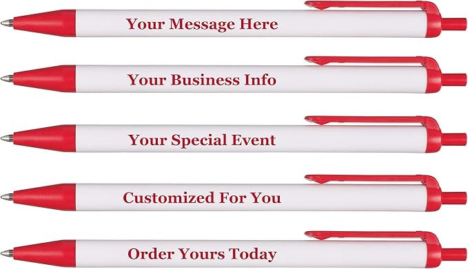 RevMark Personalized Ballpoint Pen, Custom Printed Name, Business or Event by RevMark
