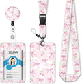 Cute Bow Lanyards for ID Badges, Badge Holder by Mcapirivo