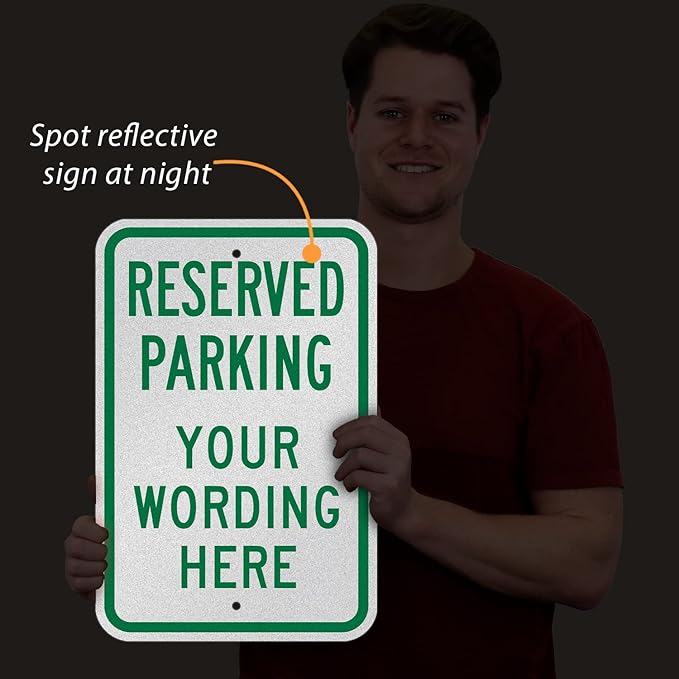 SmartSign Custom Reserved Parking Sign - Image 2