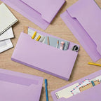 Magnetic Pocket File Holder Large File Folder Organizer Paper Mail Letters - Image 4