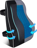 Gel Lumbar Support Pillow for Office Chair Car Gaming Chair Lower Back Pain by NICEEDAYBRAND
