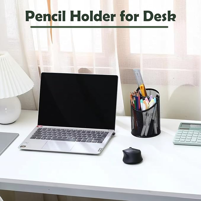 MINDEPOT 2 Pack Mesh Pencil Holder Pen Cup - Image 4