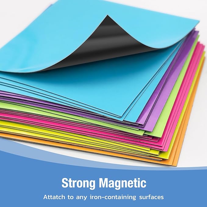 HOMiDEK Reusable Magnetic Sticky Notes, Dry Erase Magnets Magnetic Labels - Image 2