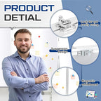 40" x 60" Rolling Whiteboard Foldable Dry Erase Board - Image 4