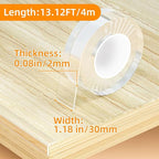 1.18 in x 13.12 FT, Self Adhesive Protective Bumper Guards - Image 2