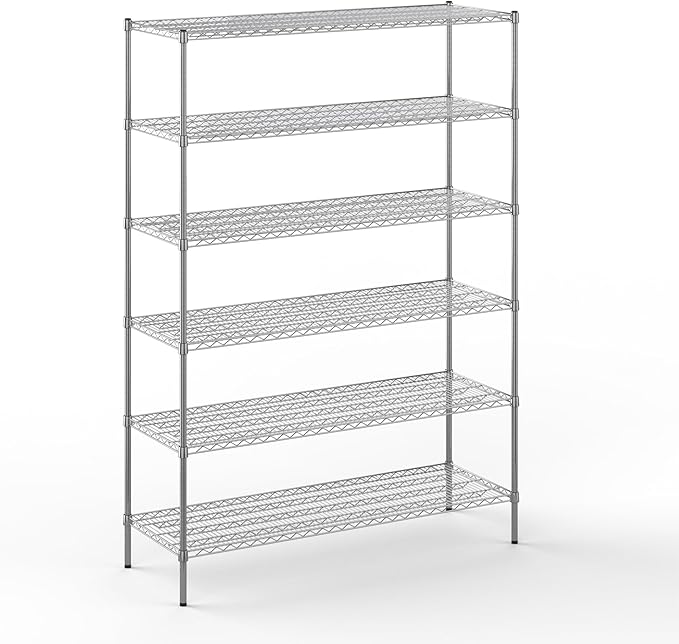 Regal Altair 21" Deep x 60" Wide x 86" Height Wire Shelving Kit | 6-Tier | NSF by Regal+Altair