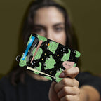 BWEGRHE Small Travel Wallets, Princess Frog Slim Minimalist Front Pocket Wallet - Image 6