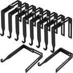 Amylove 8 Pcs Adjustable Cubicle Hanger Universal Partition Metal Cubicle Hooks by Amylove