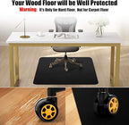 Kuyal Chair mat for Hardwood Floor 36 x 48 inches Rectangle Floor Mats - Image 4
