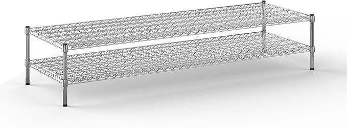 Regal Altair 24" Deep x 72" Wide x 14" Height Wire Shelving Kit | 2-Tier | NSF by Regal+Altair