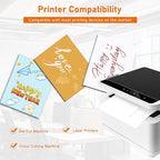 28 Sheets Gold Shimmer Cardstock 8.5 x 11 Metallic Paper, 92lb Heavyweight - Image 4