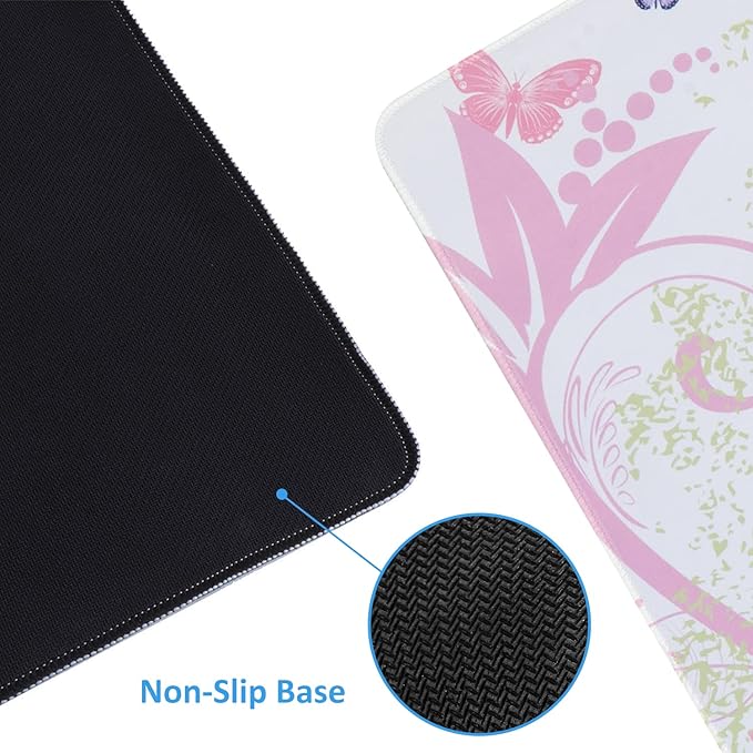 iCasso Extended Gaming Mouse Pad, Large 3mm Non-Slip Rubber Base Mousepad - Image 4