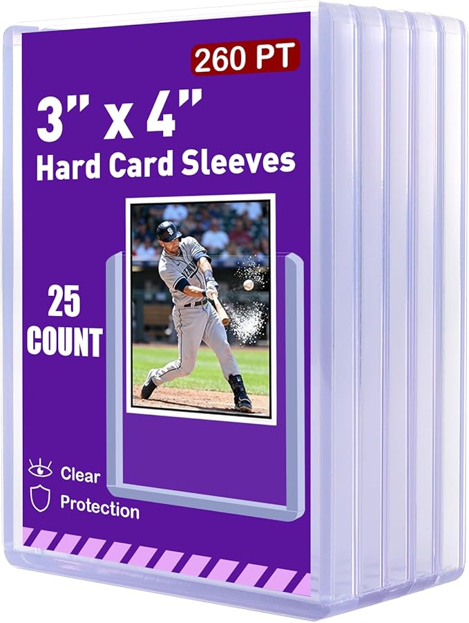 260pt 3"x4" Hard Card Sleeves by Unknown