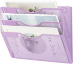 EASEPRES 3 Pocket Mesh Hanging Wall File Organizer, Wall Mounted Mail Paper - Image 7