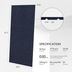 Olanglab Acoustic Wall Panels 10 Pack, 48 x 24 per Acoustic Panels Sound - Image 2