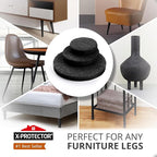 Felt Furniture Pads 235 PCS X-Protector! Huge Quantity of Black Furniture Pads - Image 2
