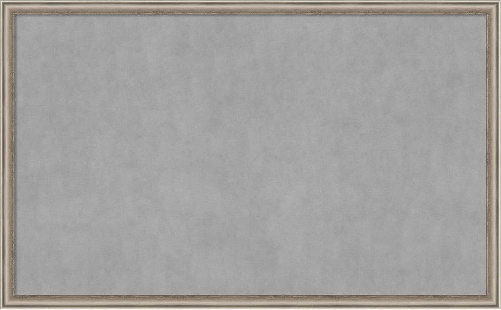 Amanti Art Silver Framed Magnetic Board 26x42 Large Vision Board