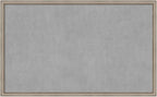 Amanti Art Silver Framed Magnetic Board 26x42 Large Vision Board