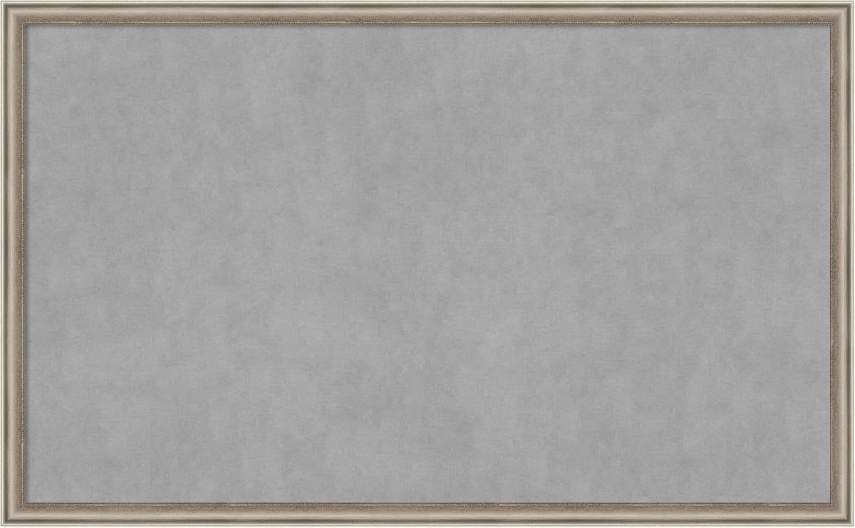 Amanti Art Silver Framed Magnetic Board 26x42 Large Vision Board