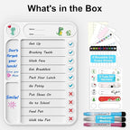 Magnetic Chore Chart for Kids, ADHD Task Tracker Easy-Check Routine Dry Erase - Image 7