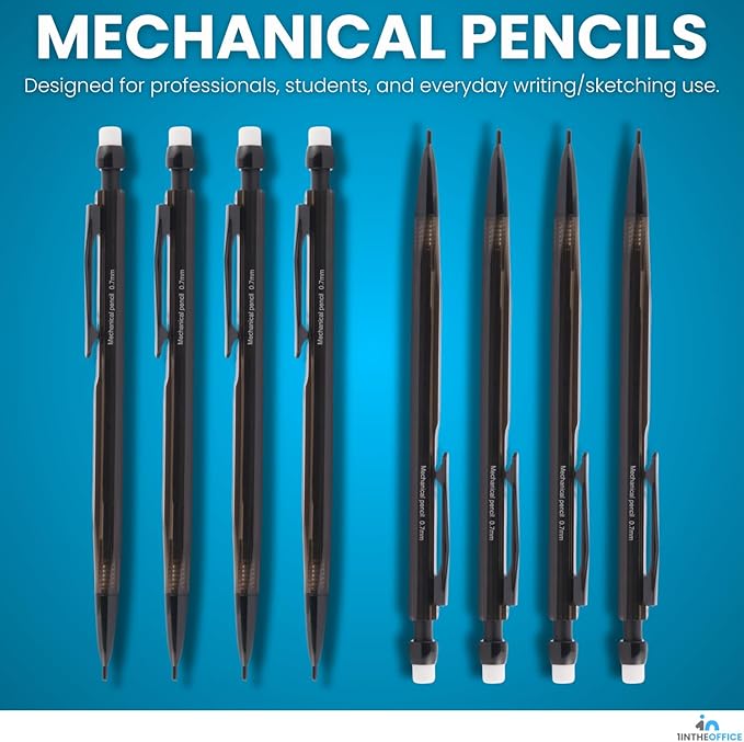 1InTheOffice Mechanical Pencils 0.7mm, 48 Pack - Image 2