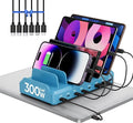 300W Charging Station for Multiple Devices, 8 Port Multi USB C Fast Charger by LcssioChargeFaster