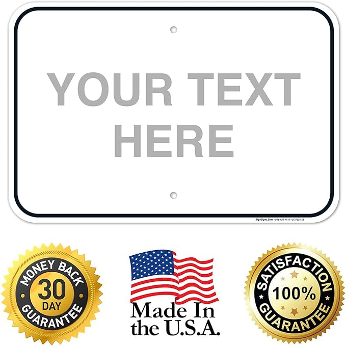 Custom Sign, Personalized Metal Signs, Customize - Image 8