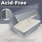Lineco, 11x17 Clamshell Archival Folio Storage Box, Acid-Free - Image 4
