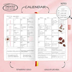Undated Luxurious Weekly & Monthly Planner to Increase Productivity Hit Your - Image 3