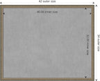 Amanti Art Silver Framed Magnetic Board 34x42 X-Large Vision Board - Image 4