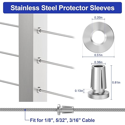 BLIKA Upgraded 40 Pack Stainless Steel Protector Sleeves - Image 2