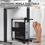 Bfttlity PC Stand Computer Tower Stand 2-Tier Metal CPU Holder - Image 5